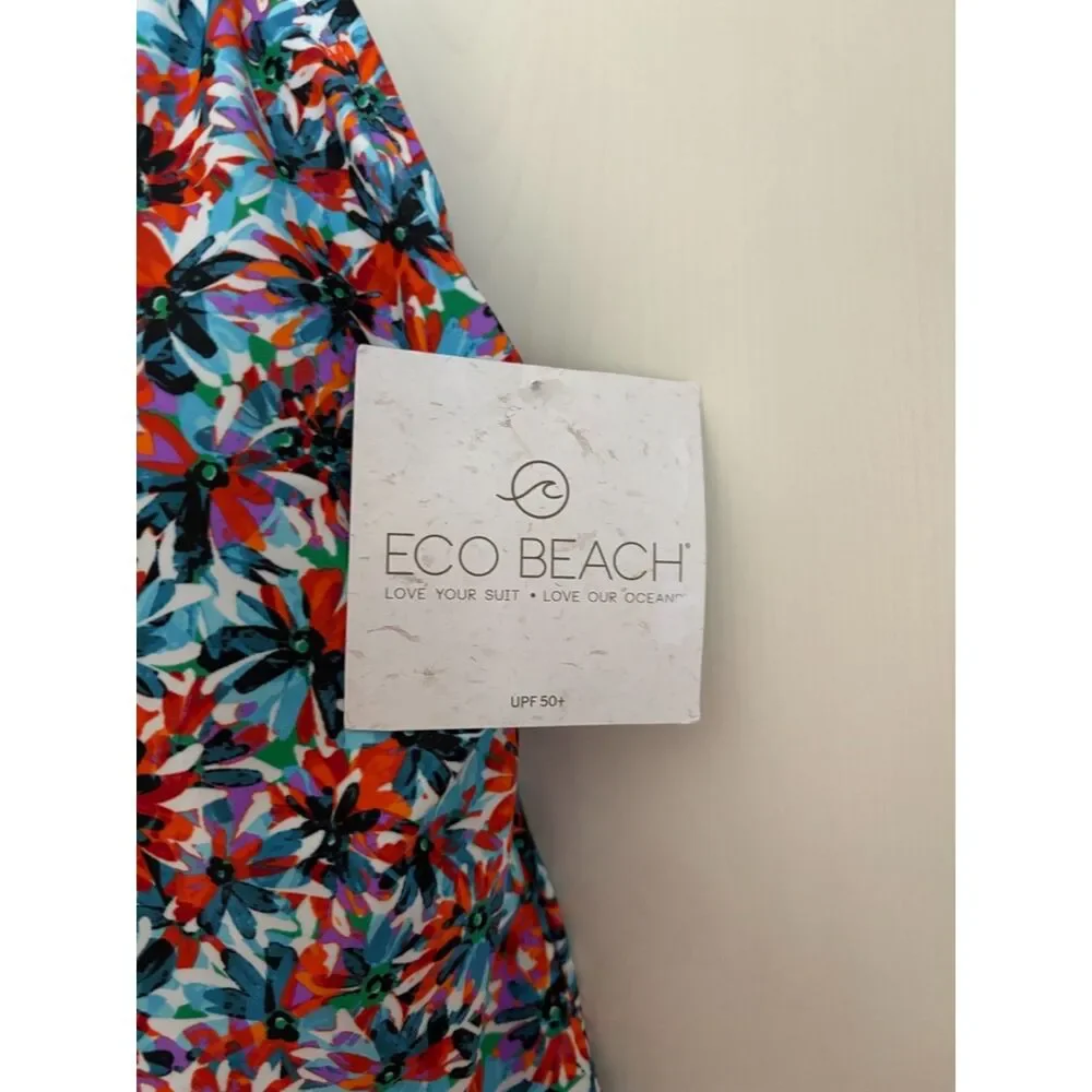 Eco Beach Floral Tankini Top XL Multicolor